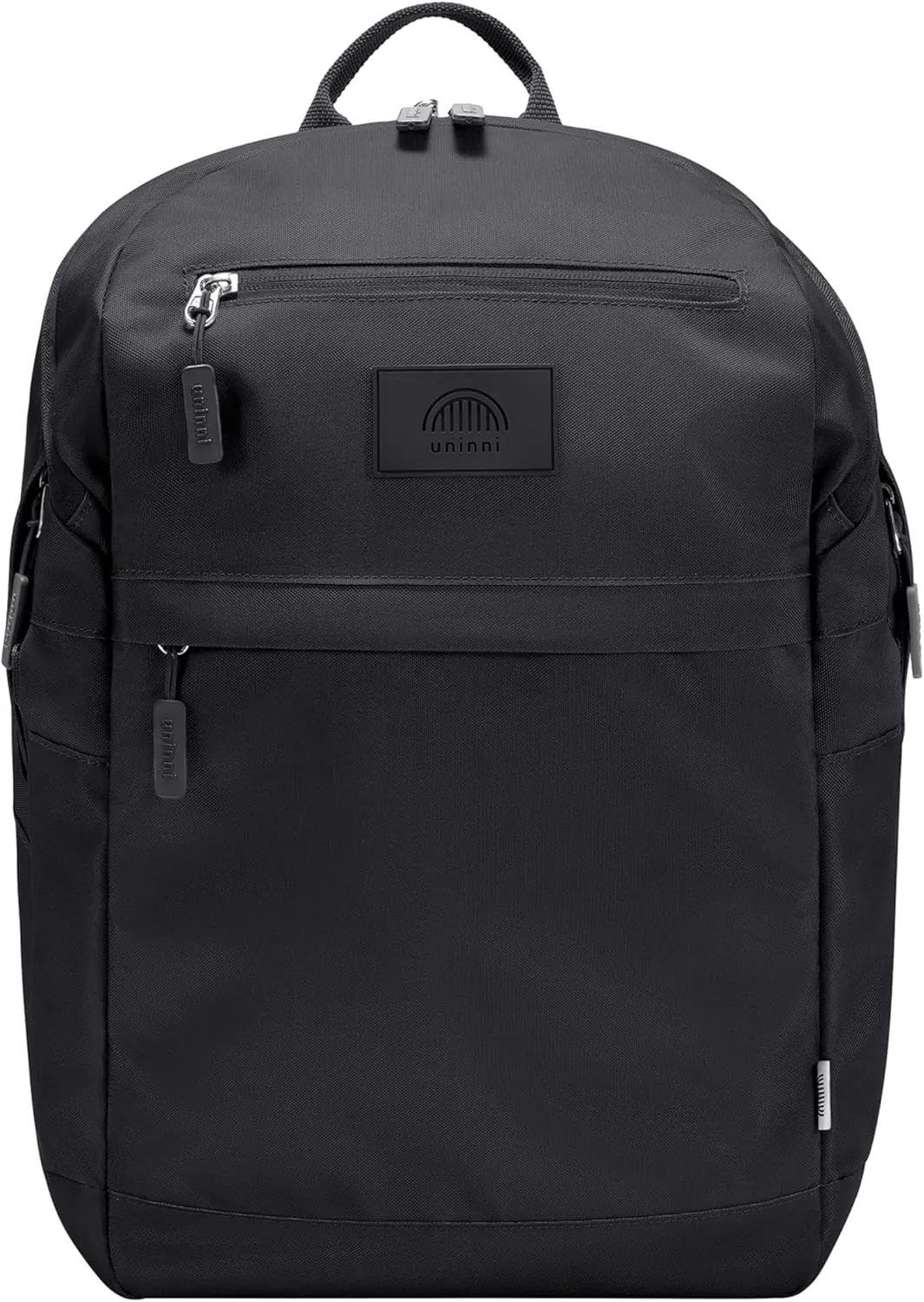 16 student backpacks, Age 8  & Adults with Padded, and Adjustable Shoulder Straps, Laptop compartment. (Black)