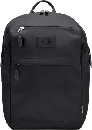 16 student backpacks, Age 8  & Adults with Padded, and Adjustable Shoulder Straps, Laptop compartment. (Black)