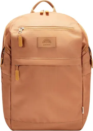 16 student backpacks, Age 8  & Adults with Padded, and Adjustable Shoulder Straps, Laptop compartment. (Brown)