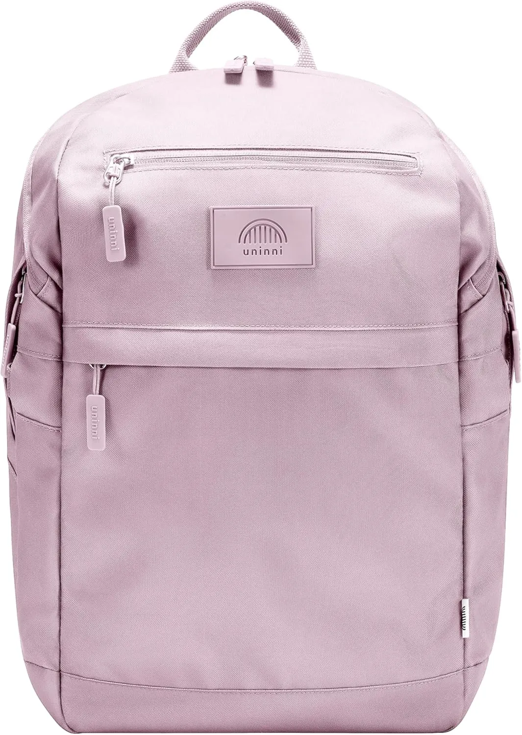 16 student backpacks, Age 8  & Adults with Padded, and Adjustable Shoulder Straps, Laptop compartment. (Dusty Pink)