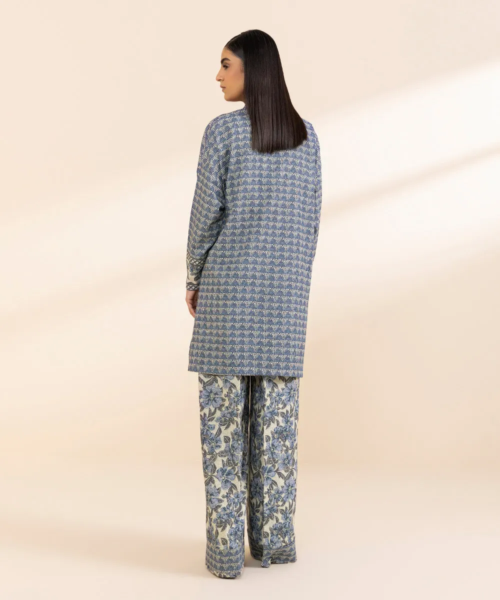2 Piece - Printed Cambric Suit