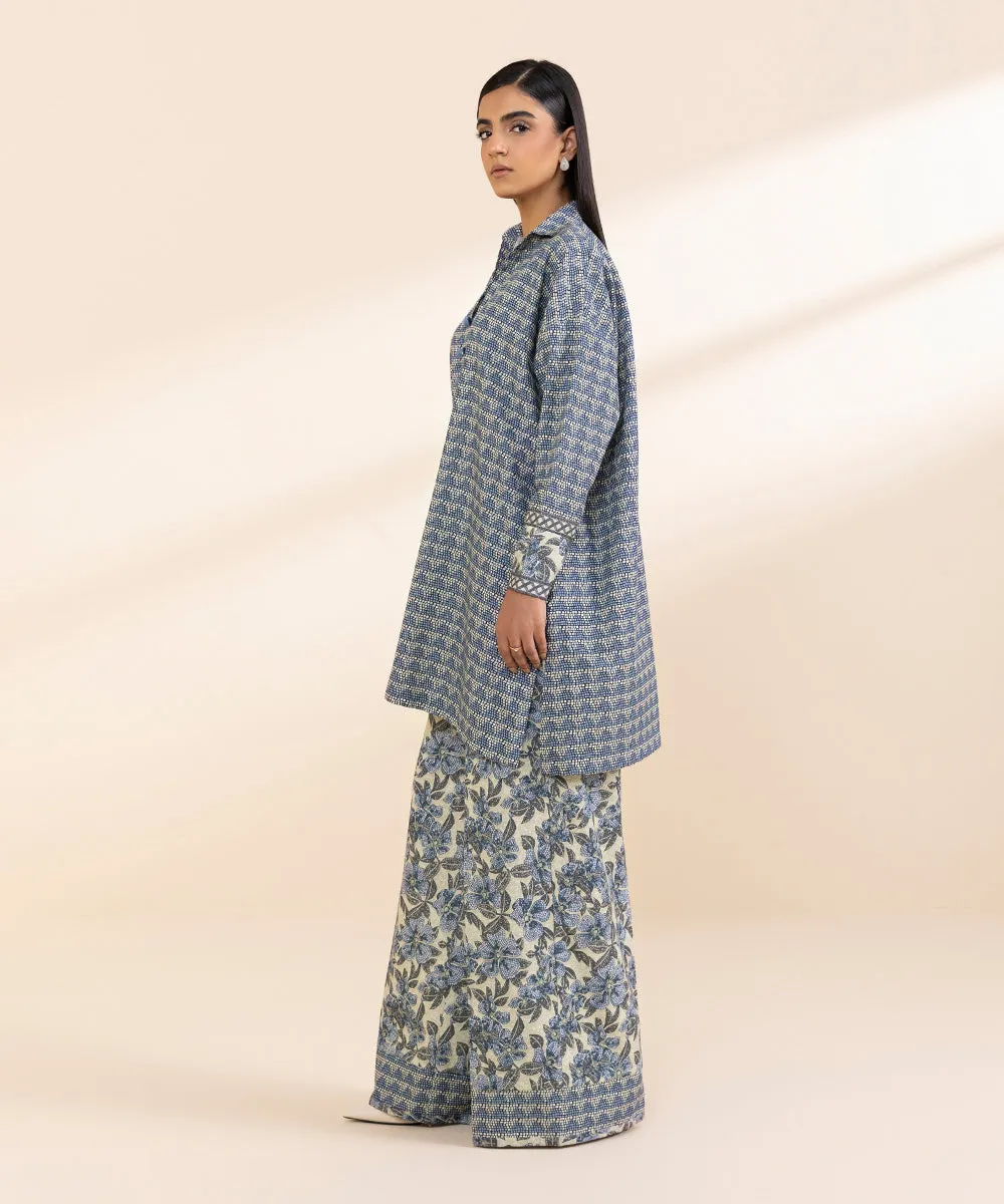 2 Piece - Printed Cambric Suit