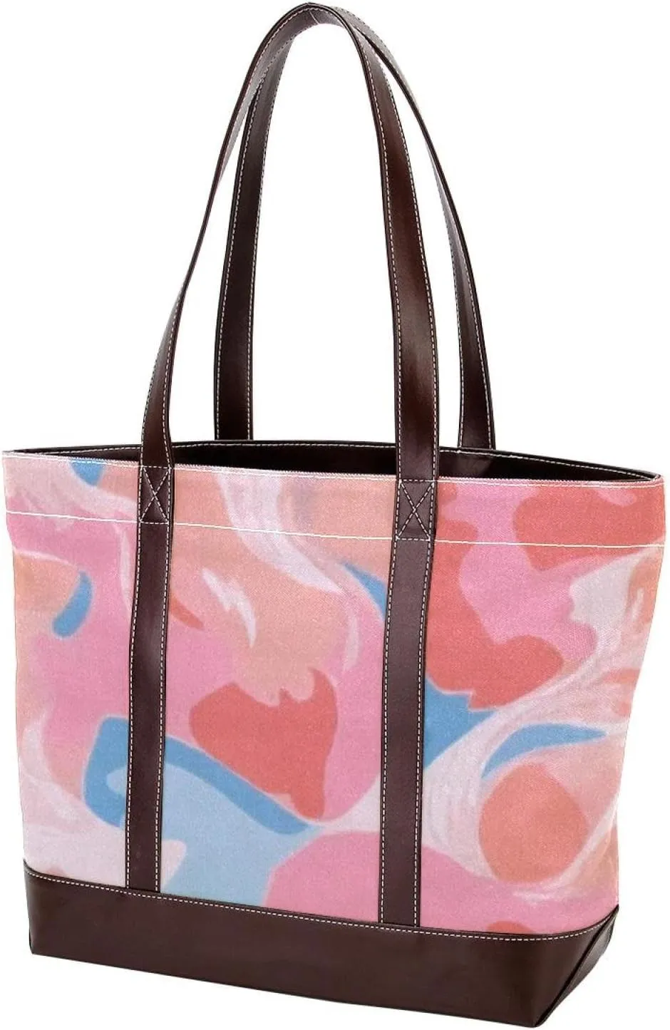 Abstract Art-172 Tote Bags Durable Leather Canvas Purses and Handbags for Women Top Handle Shoulder Satchel Hobo Bags