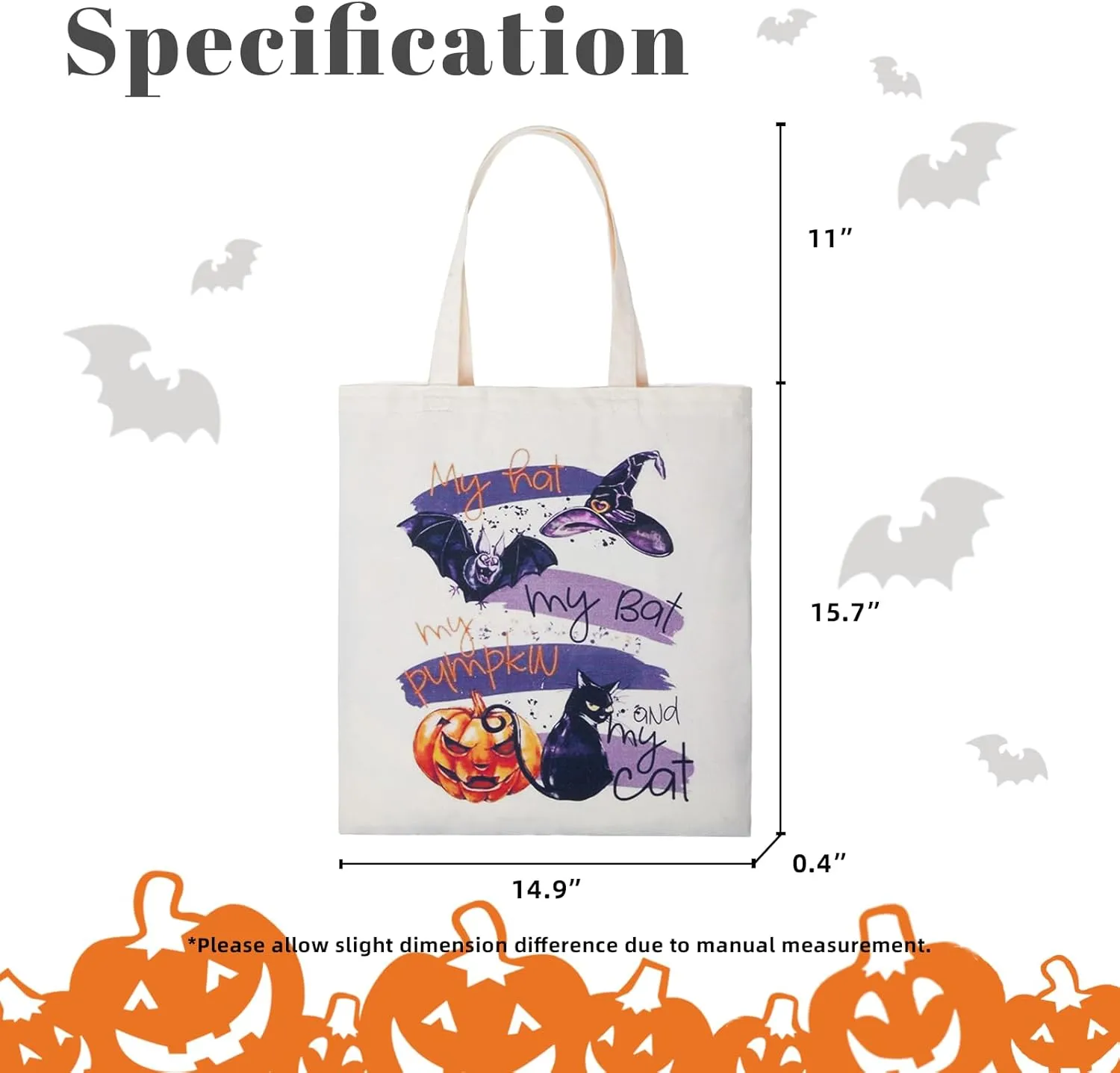 Aesthetic Canvas Tote Bag with Inner Pocket, Reusable Grocery Shopping Bags Shoulder Bag Cotton Tote for Flowers