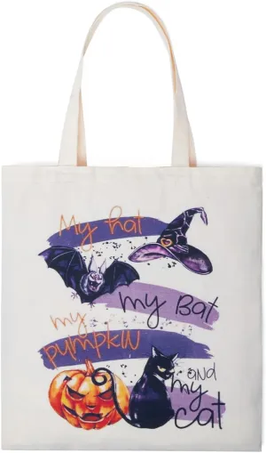 Aesthetic Canvas Tote Bag with Inner Pocket, Reusable Grocery Shopping Bags Shoulder Bag Cotton Tote for Flowers