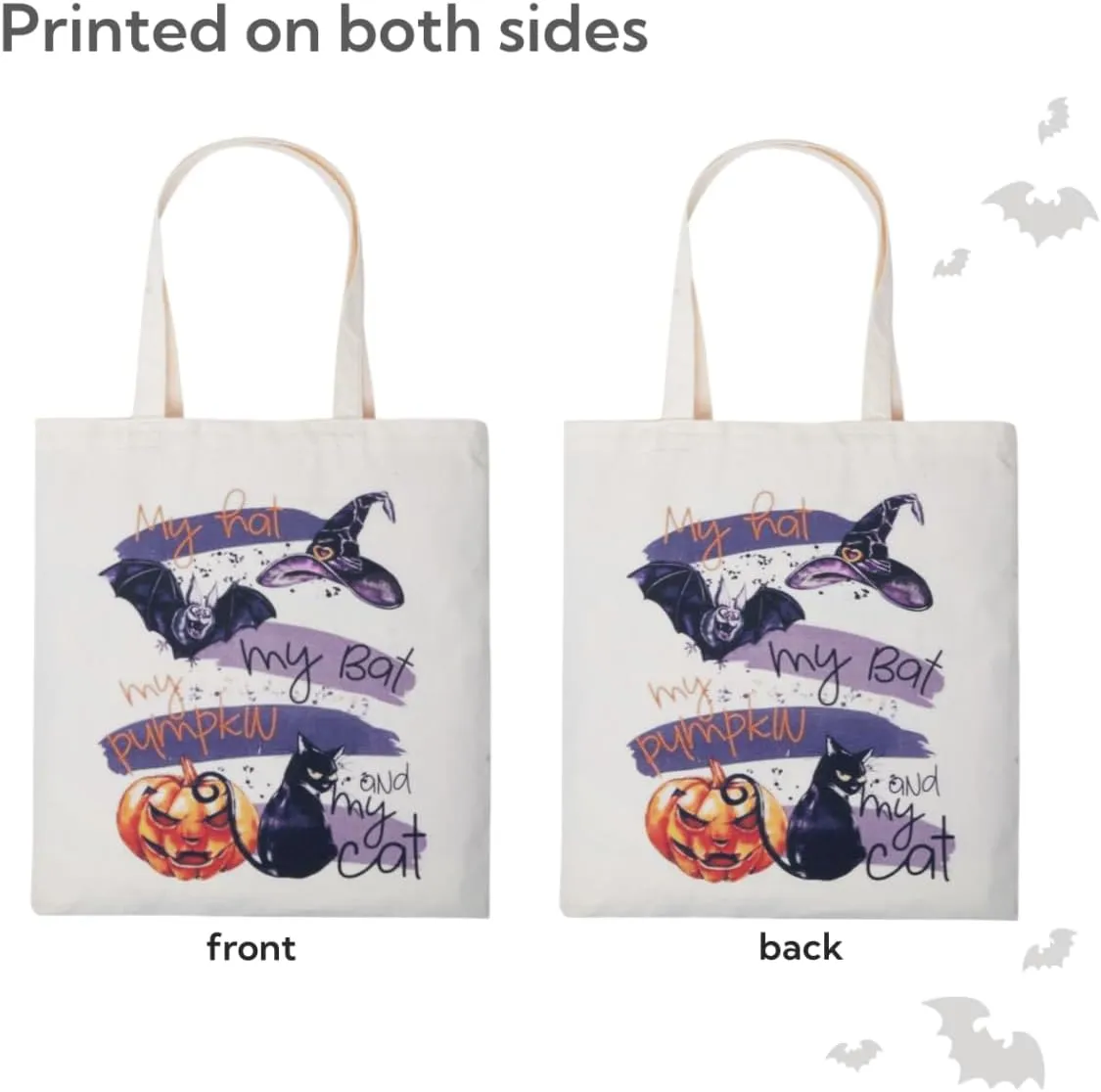 Aesthetic Canvas Tote Bag with Inner Pocket, Reusable Grocery Shopping Bags Shoulder Bag Cotton Tote for Flowers