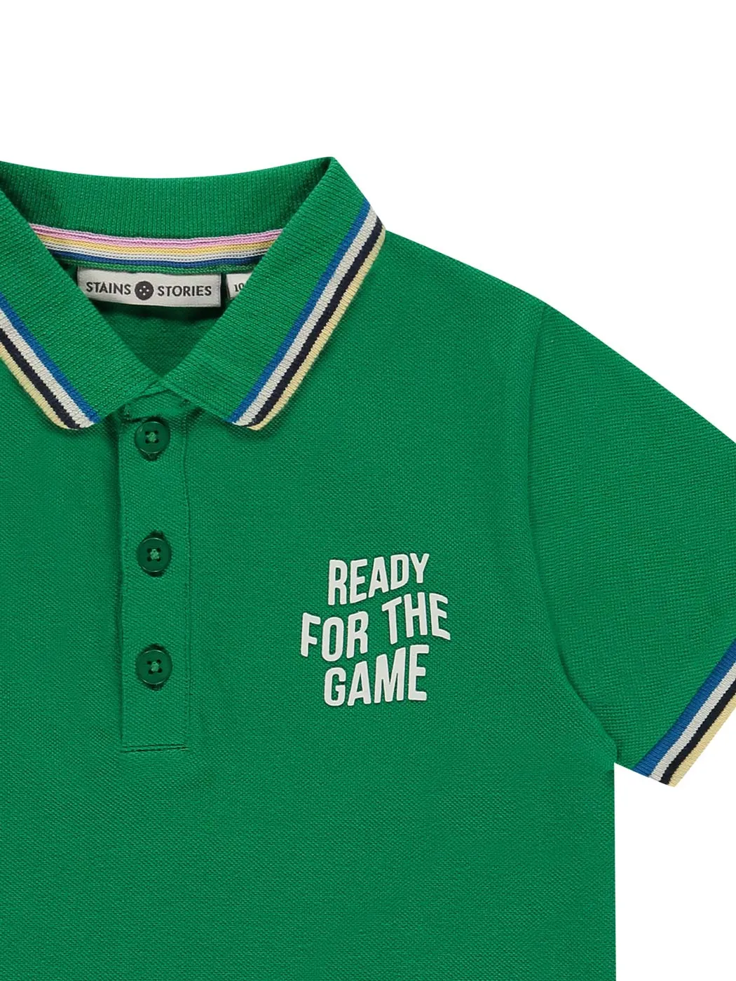 Babyface- Boy's t-shirt Polo-BBE24207637 Green