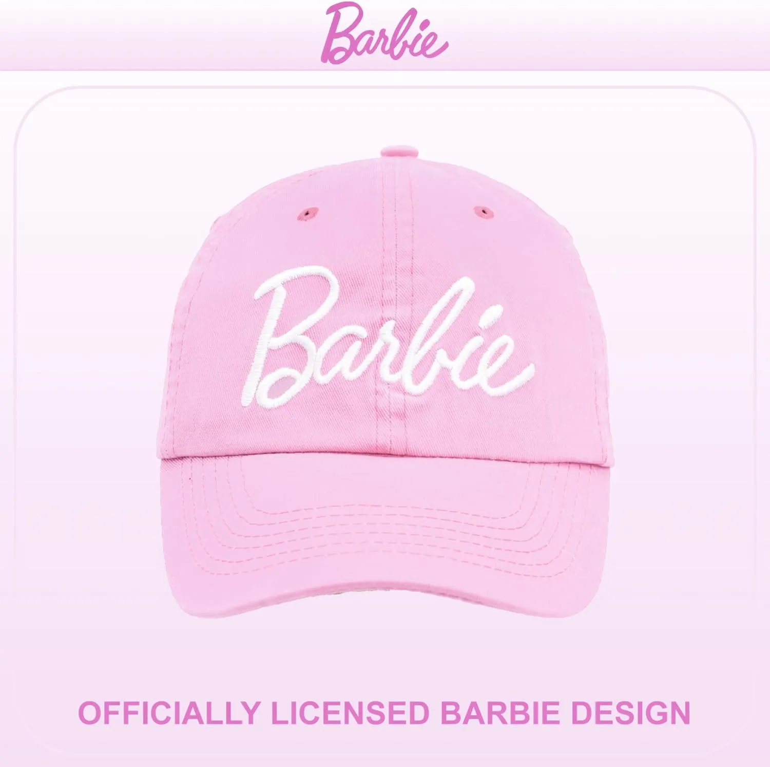 Barbie Cotton Pink Hat For Girls' hat