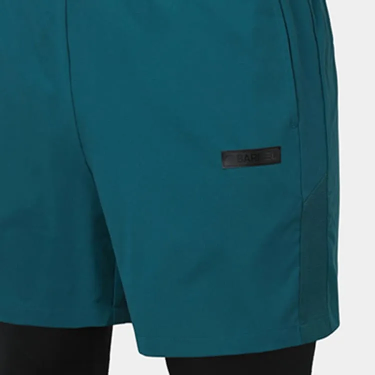 Barrel Men Essential Shorts Leggings-TURQUOISE