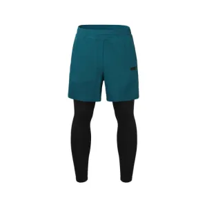 Barrel Men Essential Shorts Leggings-TURQUOISE