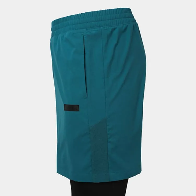 Barrel Men Essential Shorts Leggings-TURQUOISE