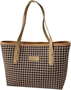 Beach Tote Bag 4 Packet Leather Solid Color Handbags Shoulder Bags Crossbody Hobo Bags Card Purse Work Travel Essential E