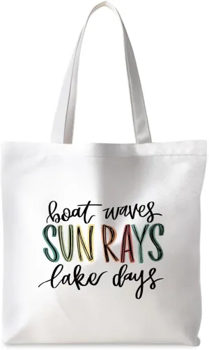 Beach Tote Bag, Summer Tote Bag for Women, Summer Reusable Grocery Bags Shopping Bags