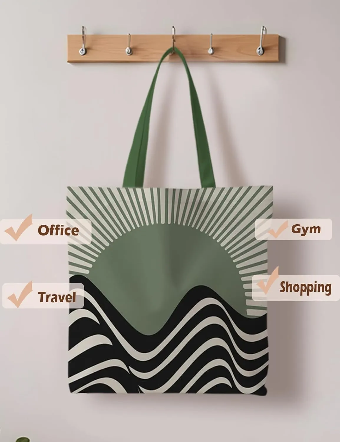 Beach Tote Bag, Summer Tote Bag for Women, Summer Reusable Grocery Bags Shopping Bags