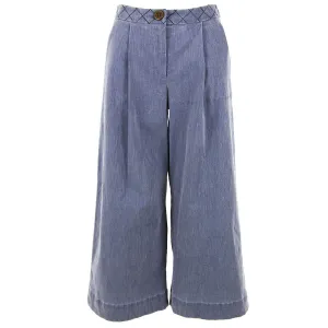 Bonny Wide Leg Cropped Denim Pant