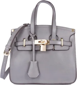 BOYATU Genuine Leather Satchel Purse for Women: Fashion Designer Shoulder Handbag - Top Handle Bag for Travel Work