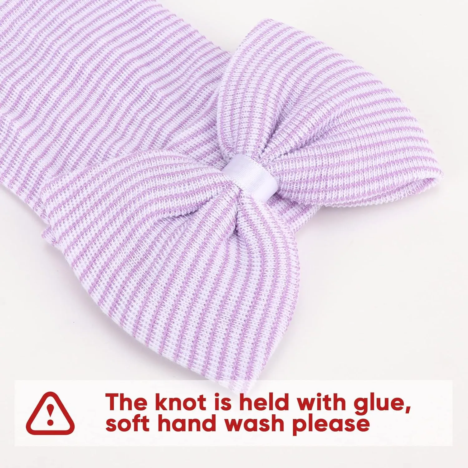BQUBO Newborn Baby Caps Mittens for Baby Girls Baby Hats Scratch Mitten Gloves Set Soft Hospital Hat Infant Hats with Bow