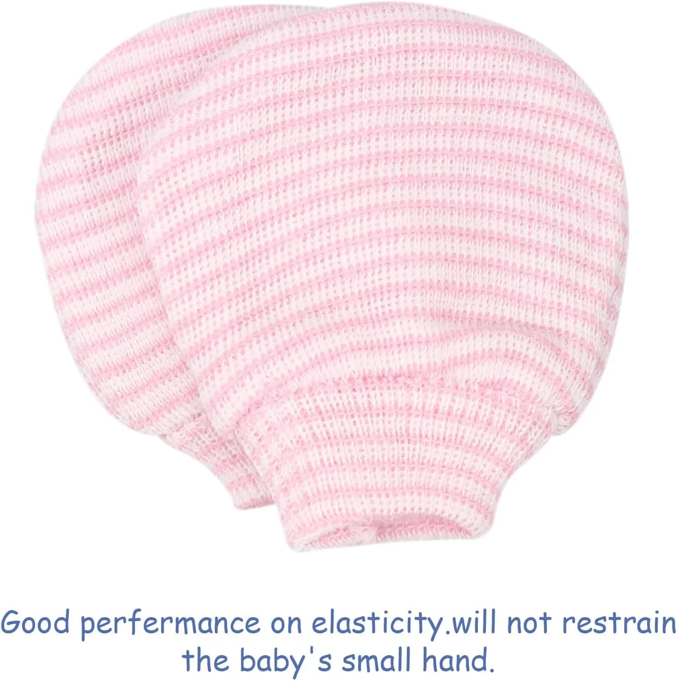 BQUBO Newborn Baby Caps Mittens for Baby Girls Baby Hats Scratch Mitten Gloves Set Soft Hospital Hat Infant Hats with Bow