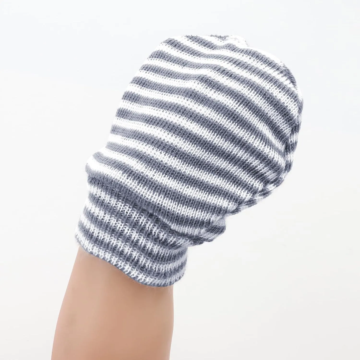 BQUBO Newborn Baby Caps Mittens for Baby Girls Baby Hats Scratch Mitten Gloves Set Soft Hospital Hat Infant Hats with Bow