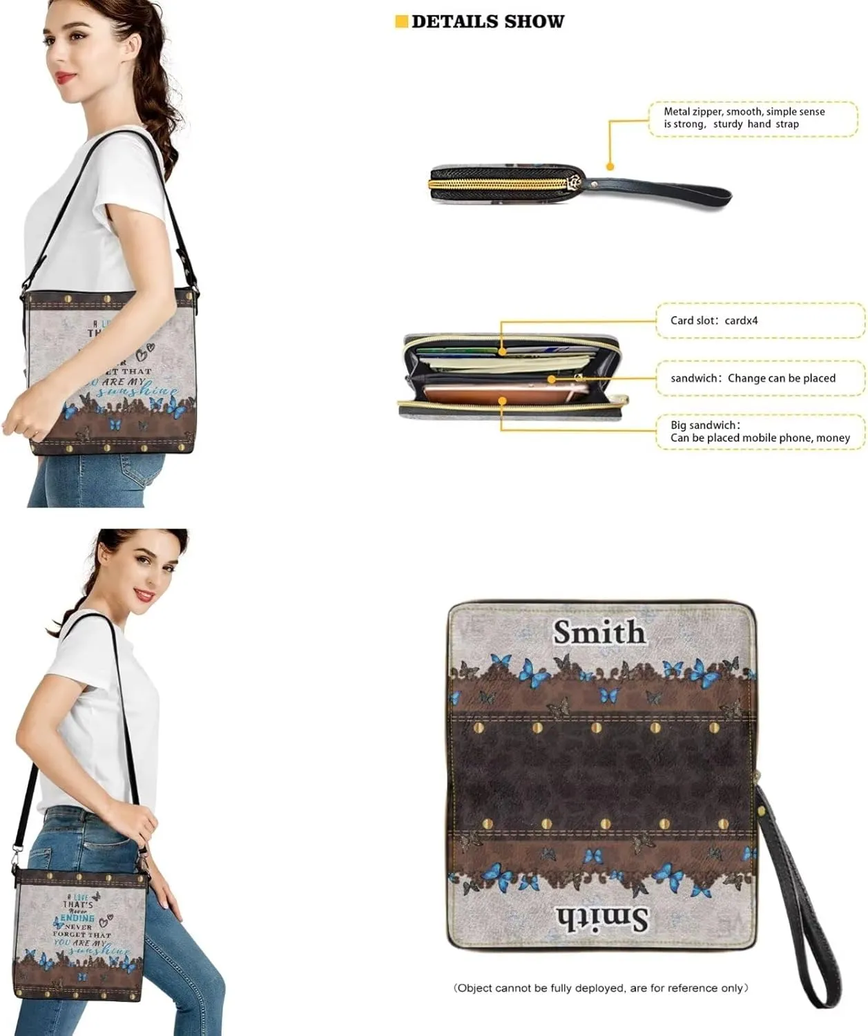 Bucket Tote Bag with Wallet Set for Women, Crossbody Leather Bucket Bags Wallet Set with Removable Strap