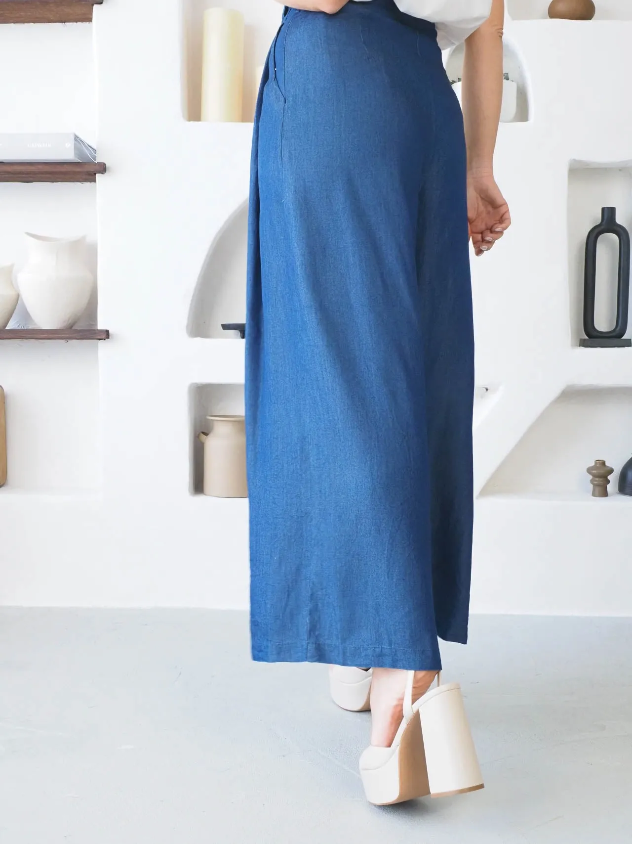 Calças De Ganga Culottes