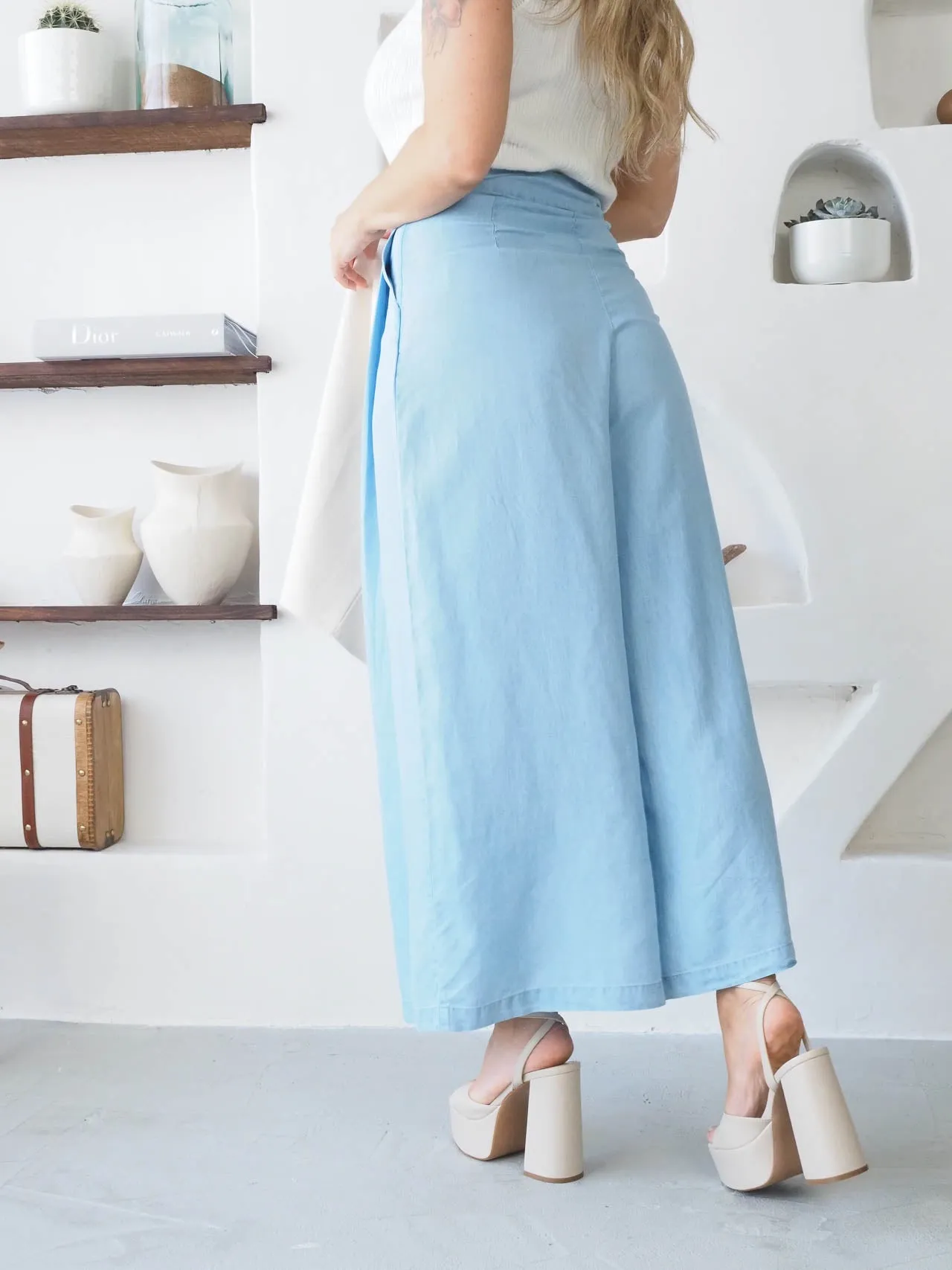 Calças De Ganga Culottes
