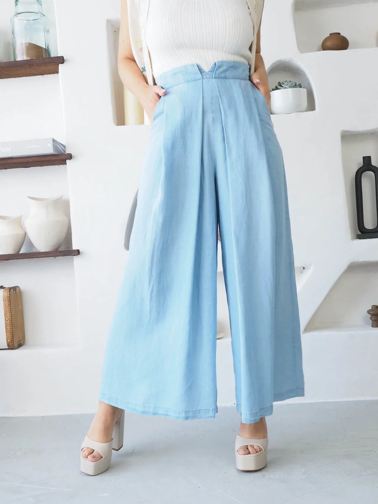 Calças De Ganga Culottes