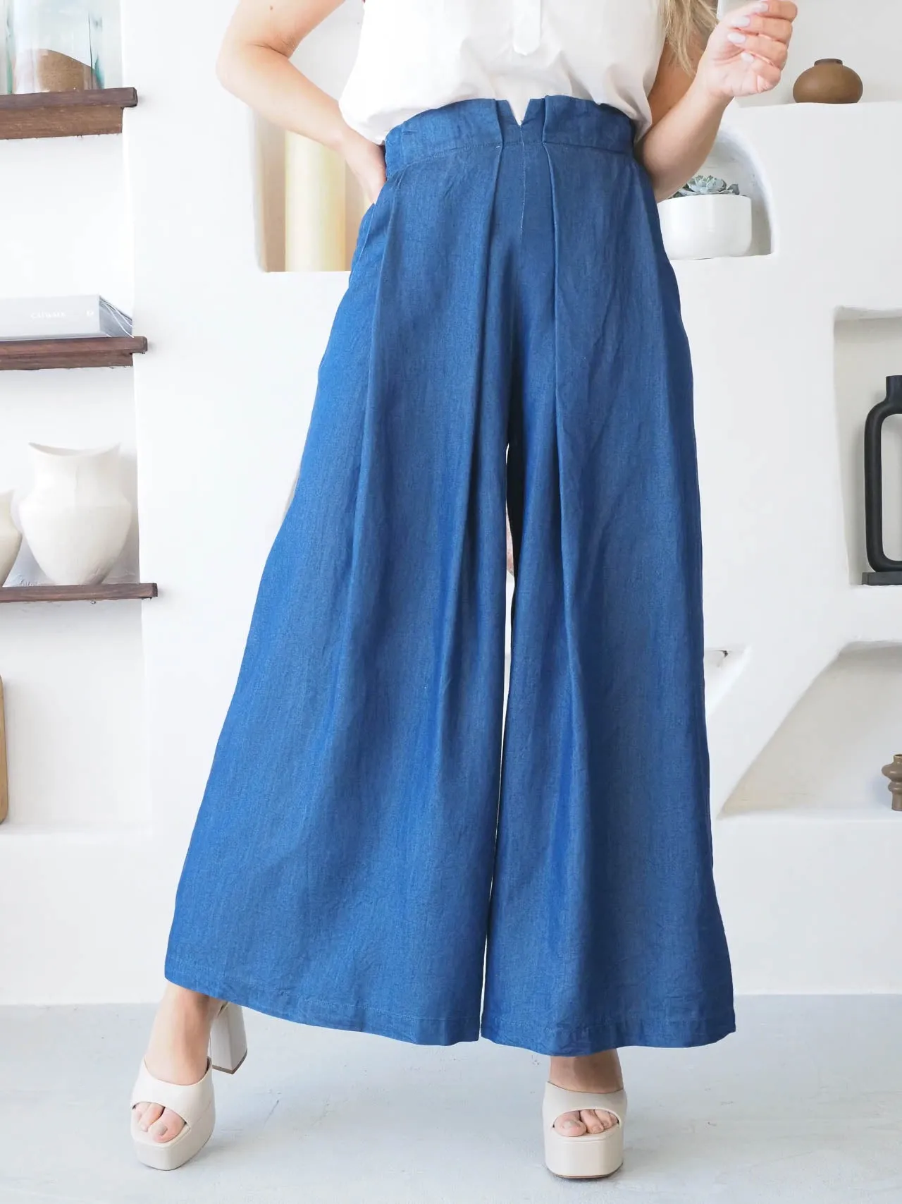 Calças De Ganga Culottes