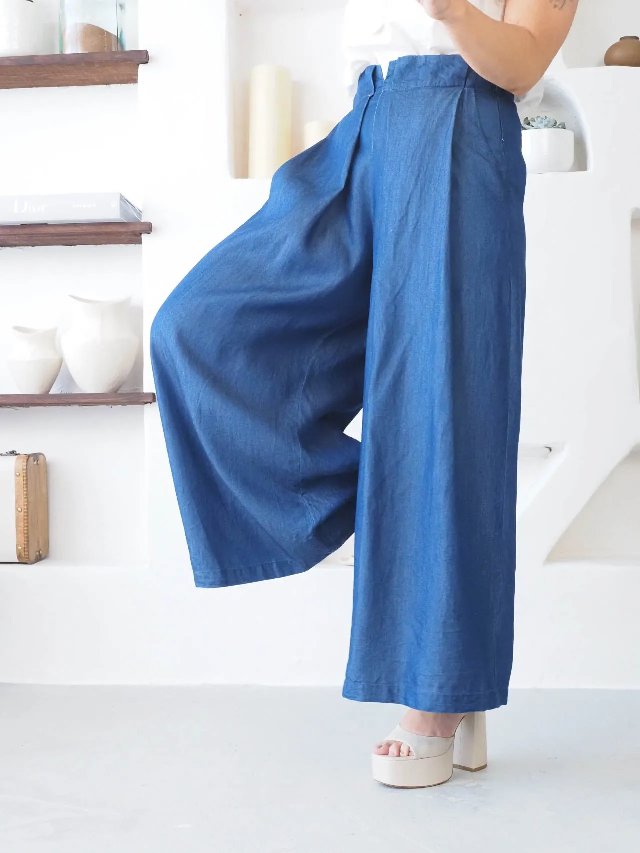 Calças De Ganga Culottes