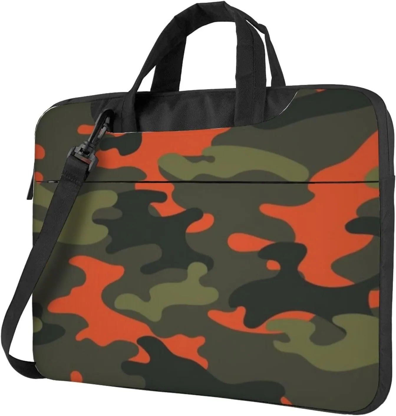 Camouflage Stylish 13-15.6 Inch Laptop Bag For Man And Women, Computer Messenger Bag, Trendy Shoulder Strap Design
