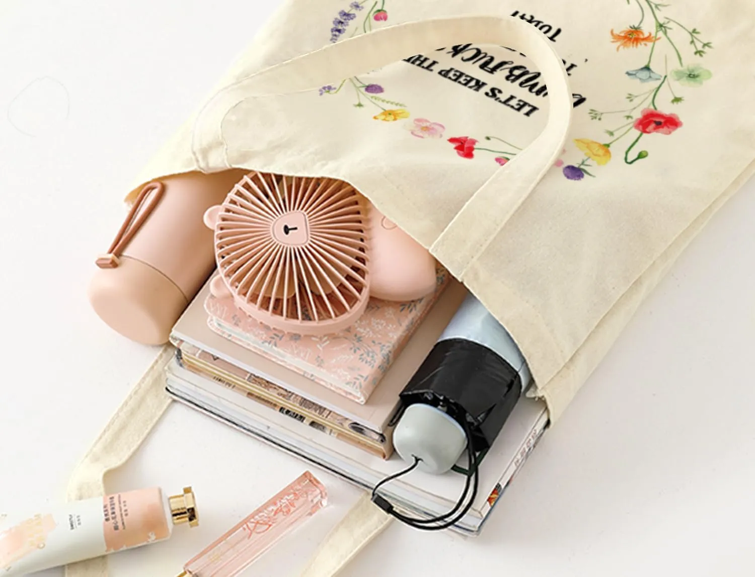 Canvas Tote Bag for Women Girl,Cute Aesthetic Shopping Bags,Reusable Grocery Bags Cloth Cotton Bags for Shopping