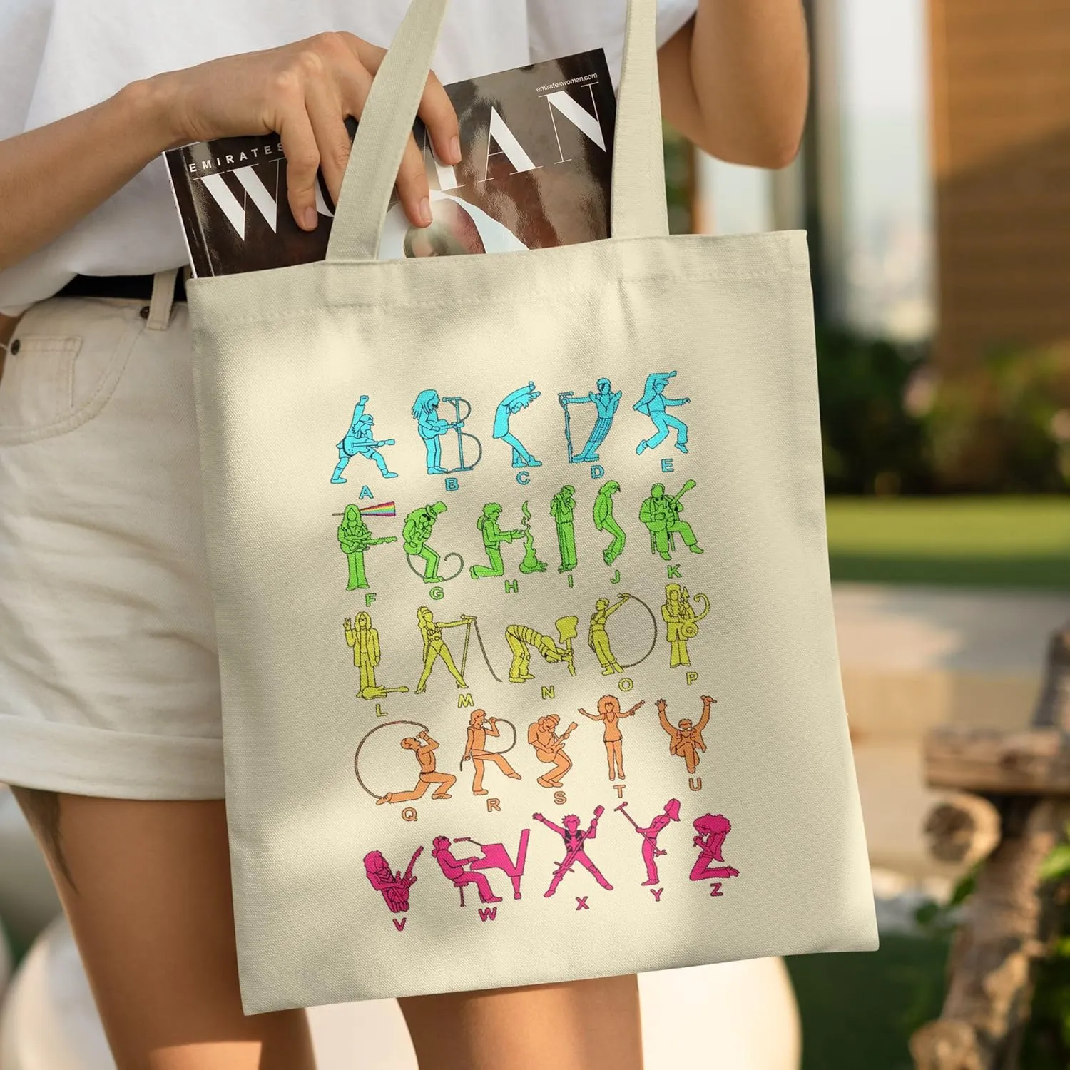 Canvas Tote Bag for Women Girl,Cute Aesthetic Shopping Bags,Reusable Grocery Bags Cloth Cotton Bags for Shopping