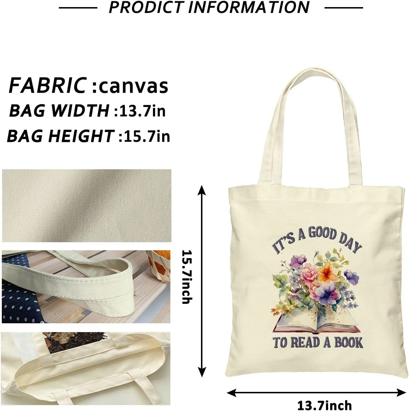 Canvas Tote Bag for Women Girl,Cute Aesthetic Shopping Bags,Reusable Grocery Bags Cloth Cotton Bags for Shopping