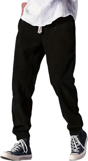 Cargo Work Pant Men Twill Casual Cargo Pants Running Workout Sweatpant with Pockets Joggers Bottoms Pant