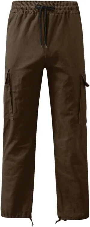 Cargo Work Pant Men's Casual Work Pants Workout Gym Sweatpant with Multiple Pockets Joggers Bottoms Pant