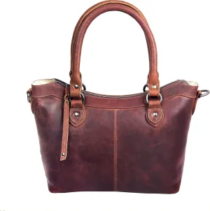 Carry Sadie Satchel - Spacious Shoulder Bag Crossbody Purse with Universal Gun Holster & Locking Zippers