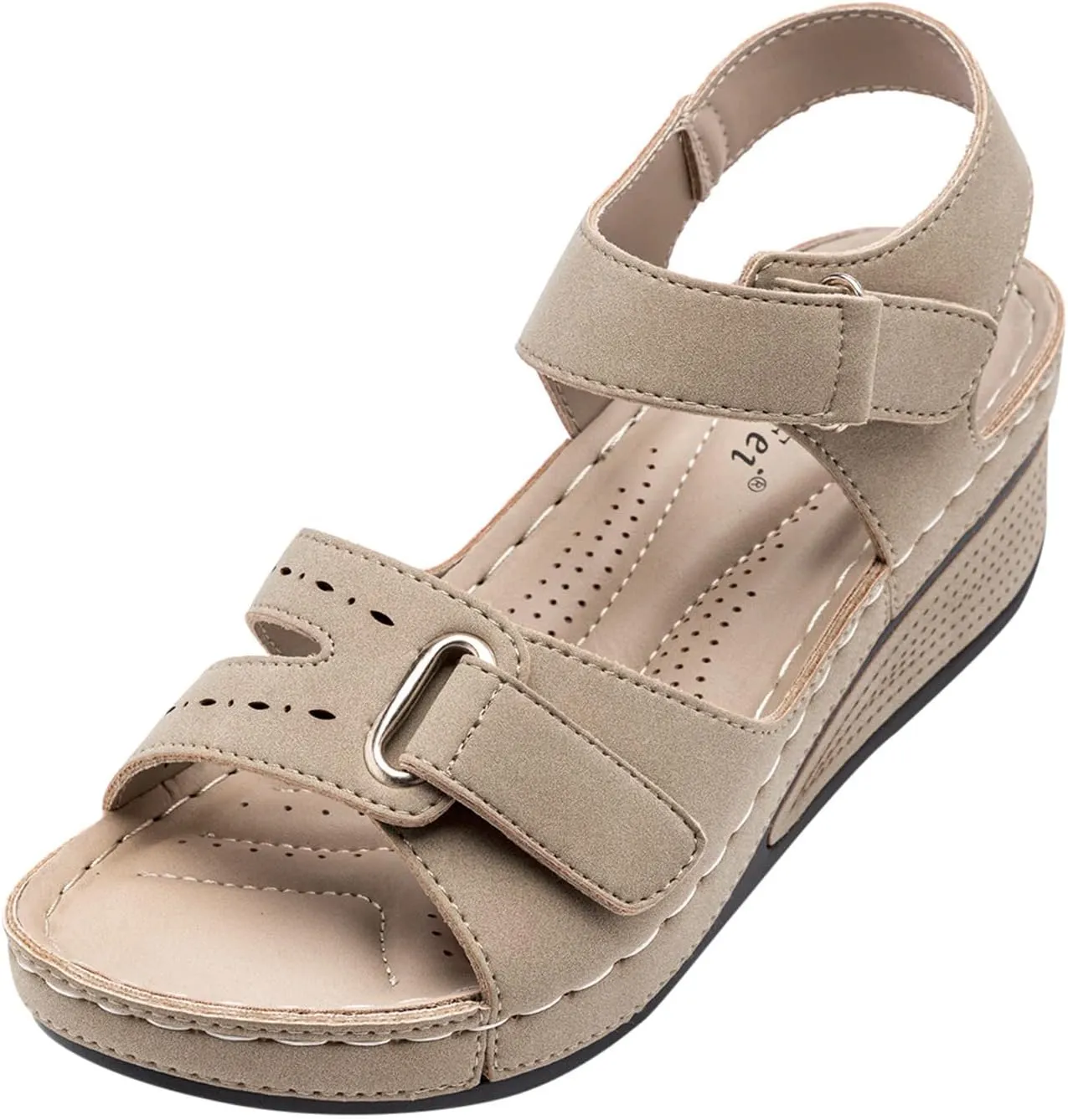 Cathalem Summer Sandals for Women 2024 Dressy Summer Womens Comfortable Walking Sandals Fashion Orthotic Slides