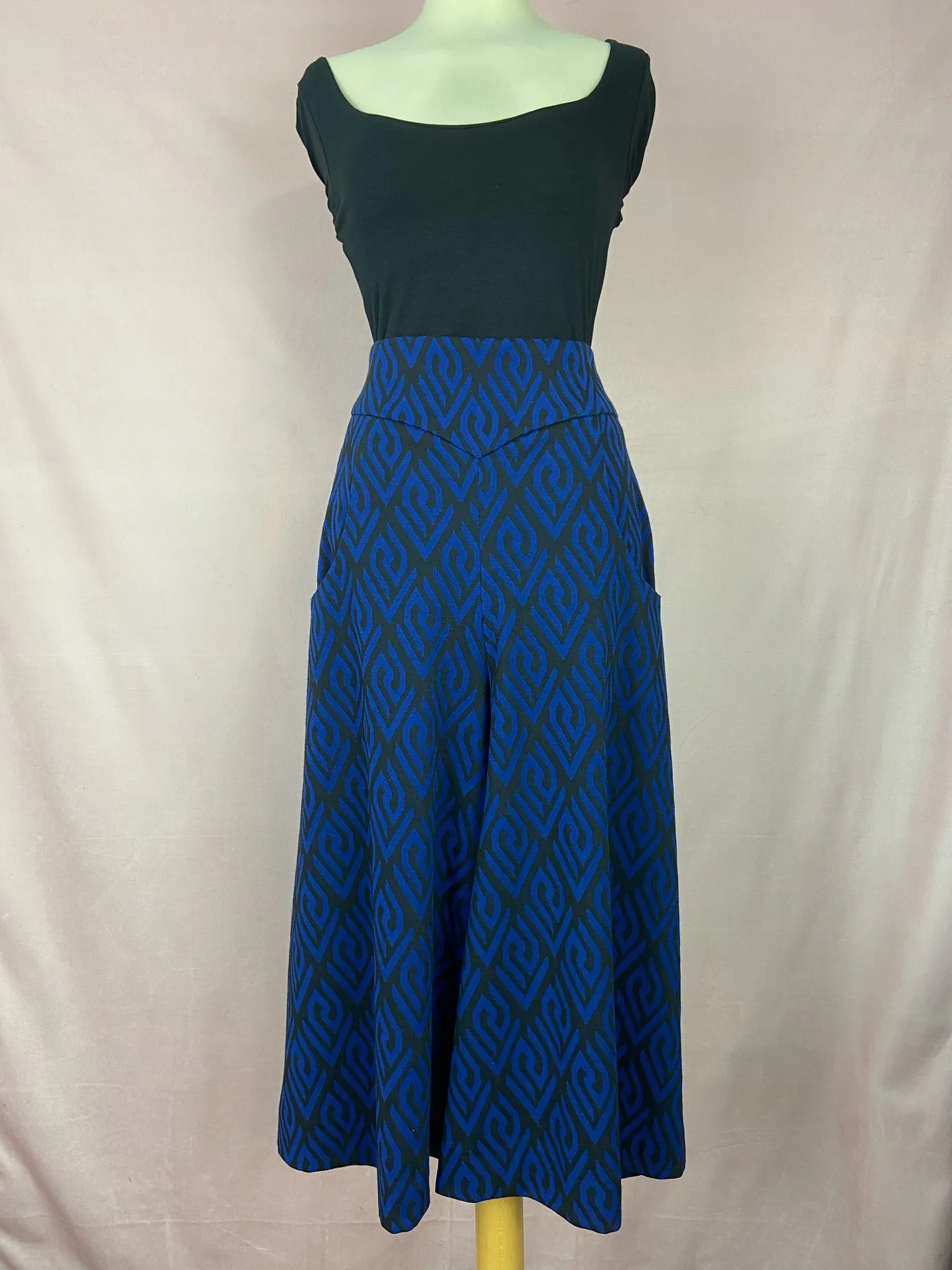 Cecile Double Jersey Knitted Culottes
