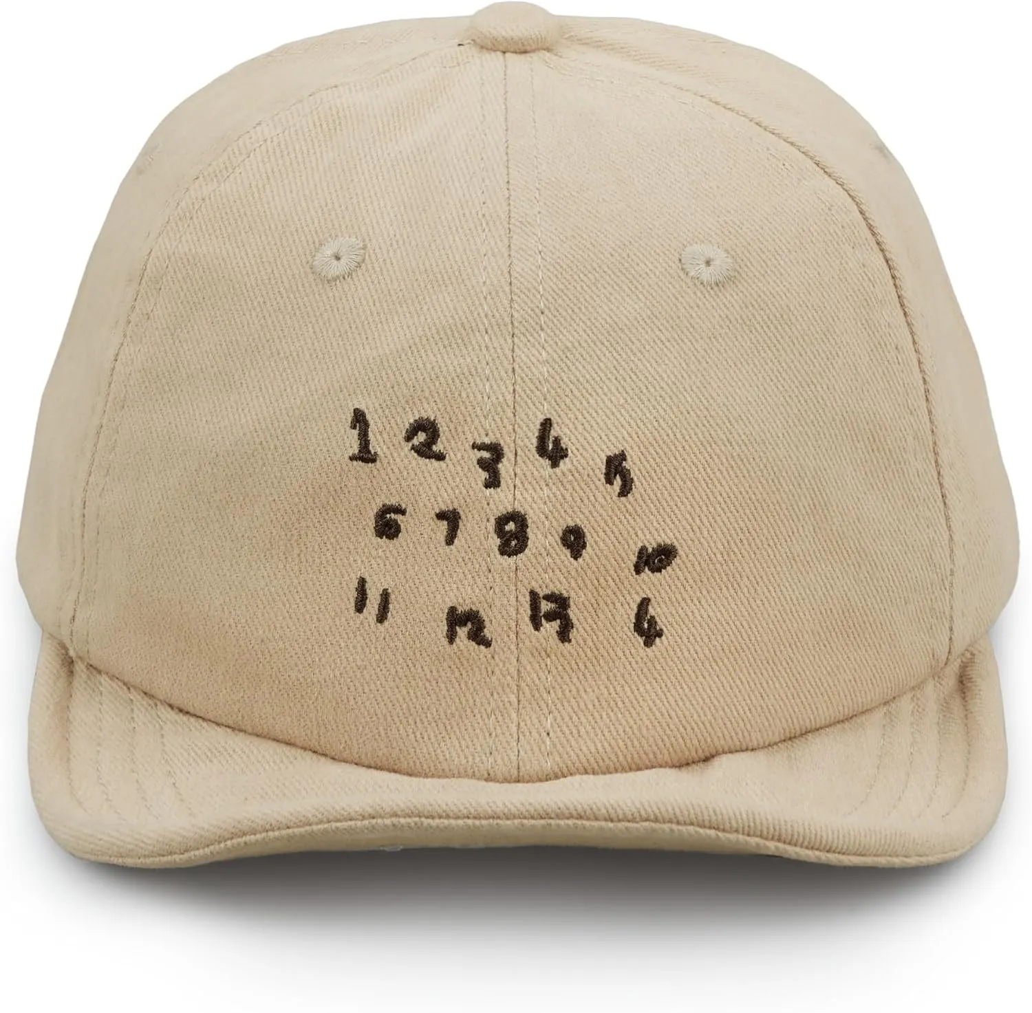 Clakllie Cotton 5 Panel Hats Hip Hop Short Brim Hats for Women Men Soft Golf Dad Hats Low Profile Trucker Cap with Adjustable
