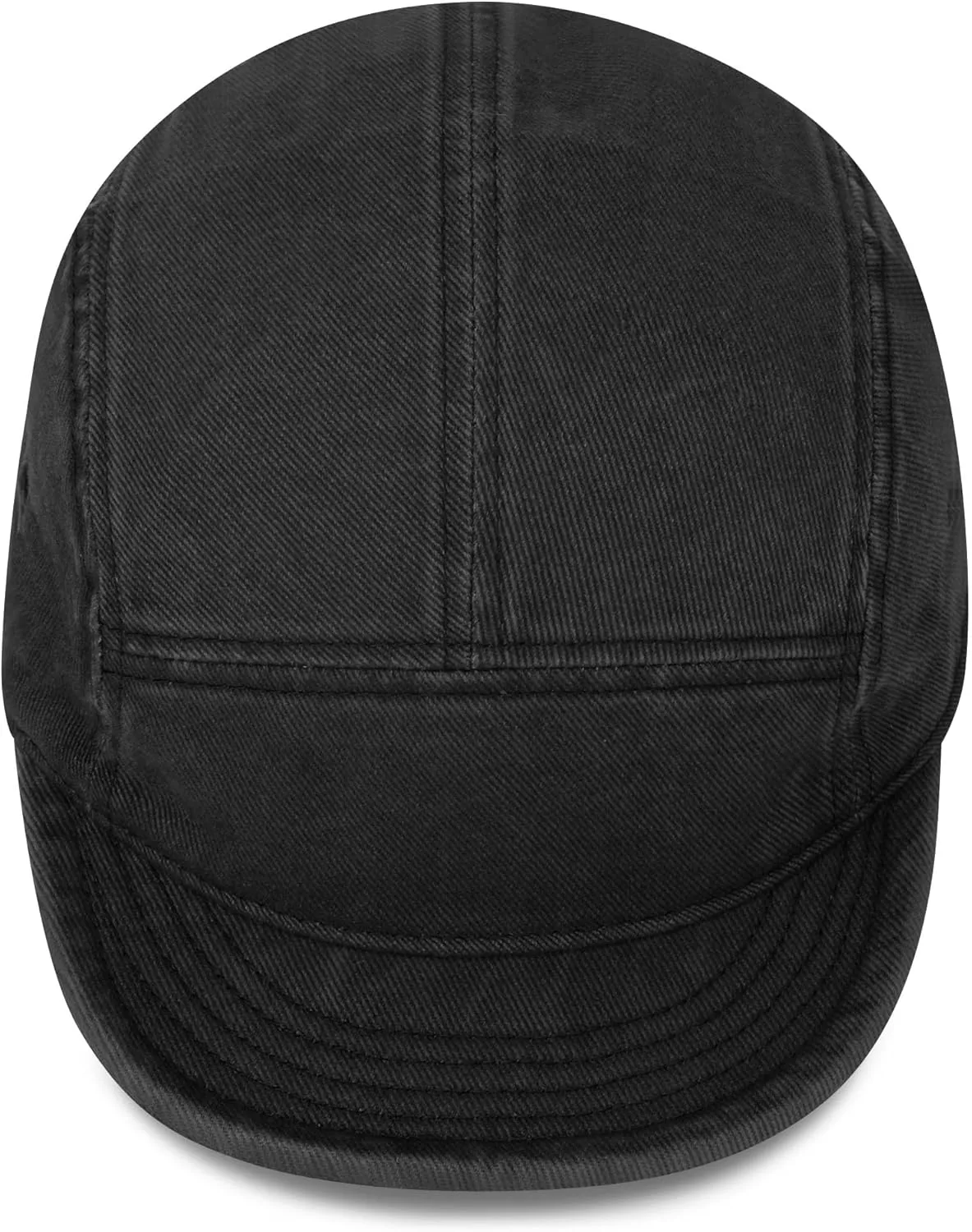 Clakllie Cotton 5 Panel Hats Hip Hop Short Brim Hats for Women Men Soft Golf Dad Hats Low Profile Trucker Cap with Adjustable