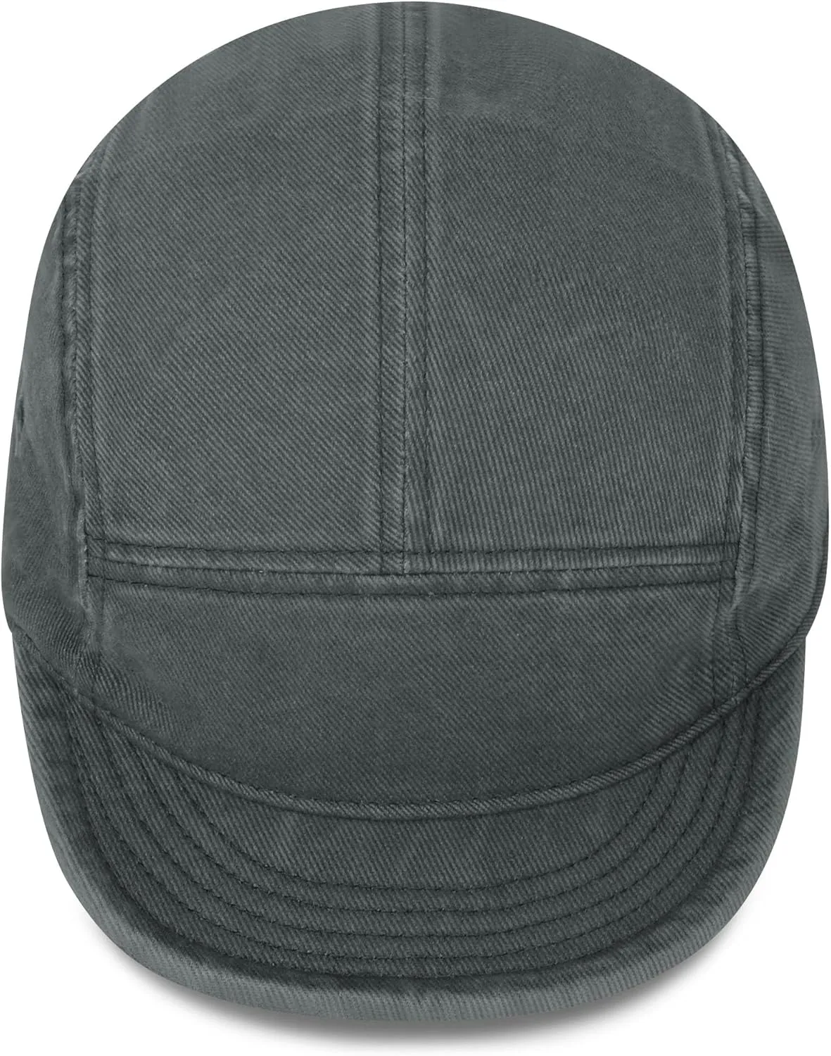 Clakllie Cotton 5 Panel Hats Hip Hop Short Brim Hats for Women Men Soft Golf Dad Hats Low Profile Trucker Cap with Adjustable