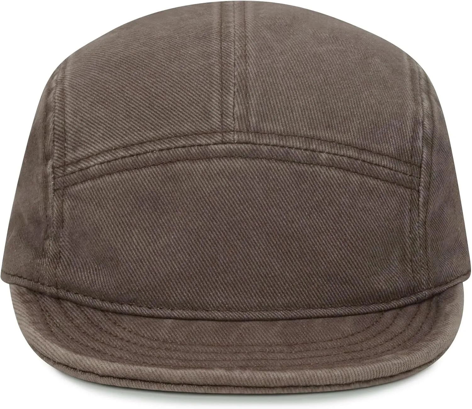 Clakllie Cotton 5 Panel Hats Hip Hop Short Brim Hats for Women Men Soft Golf Dad Hats Low Profile Trucker Cap with Adjustable