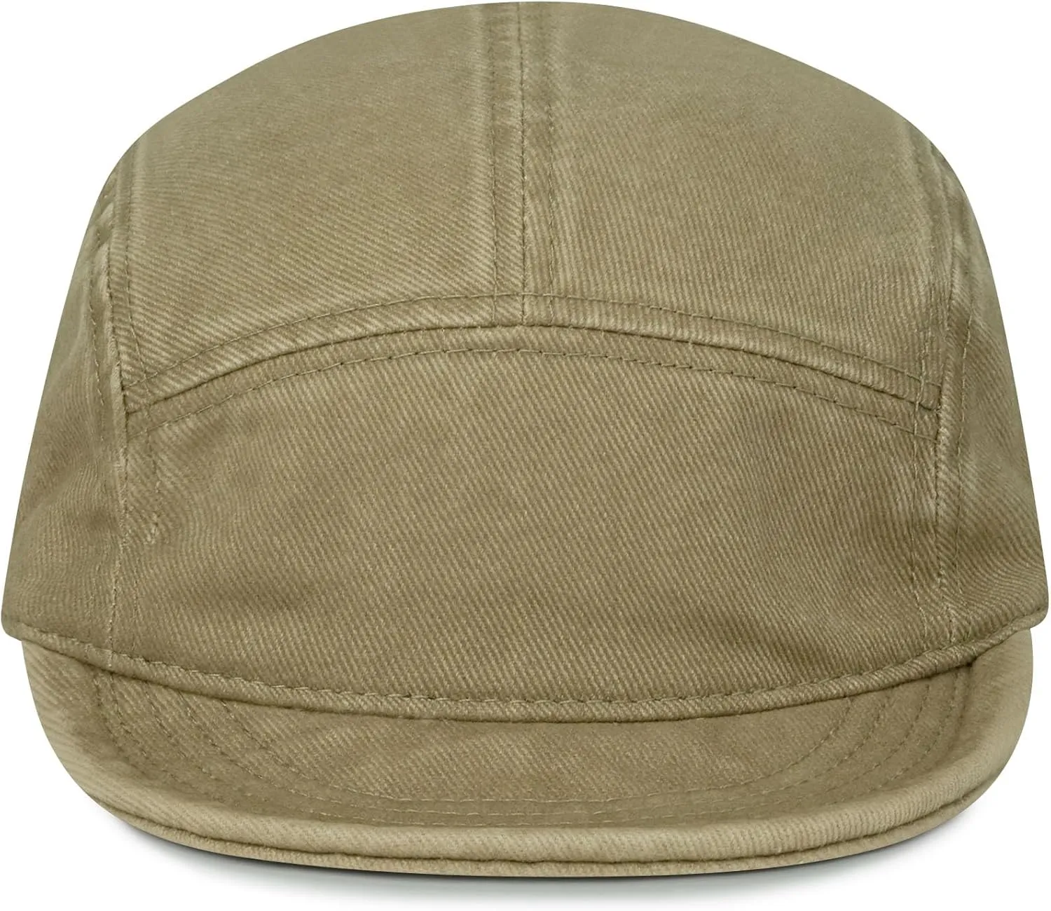Clakllie Cotton 5 Panel Hats Hip Hop Short Brim Hats for Women Men Soft Golf Dad Hats Low Profile Trucker Cap with Adjustable