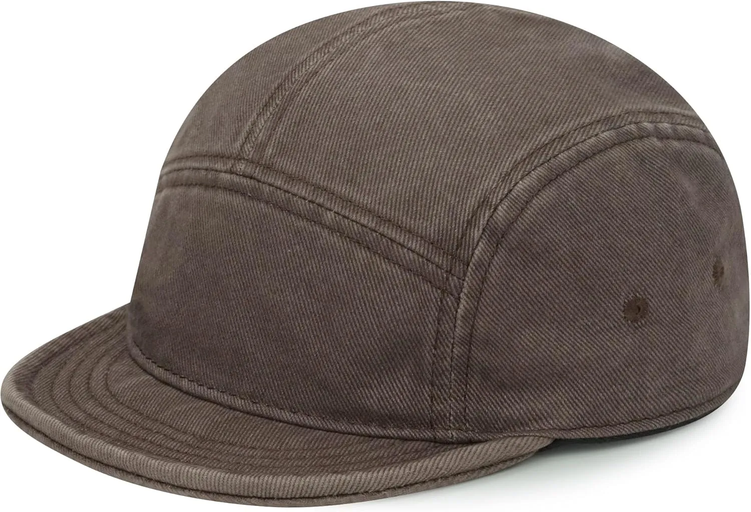 Clakllie Cotton 5 Panel Hats Hip Hop Short Brim Hats for Women Men Soft Golf Dad Hats Low Profile Trucker Cap with Adjustable