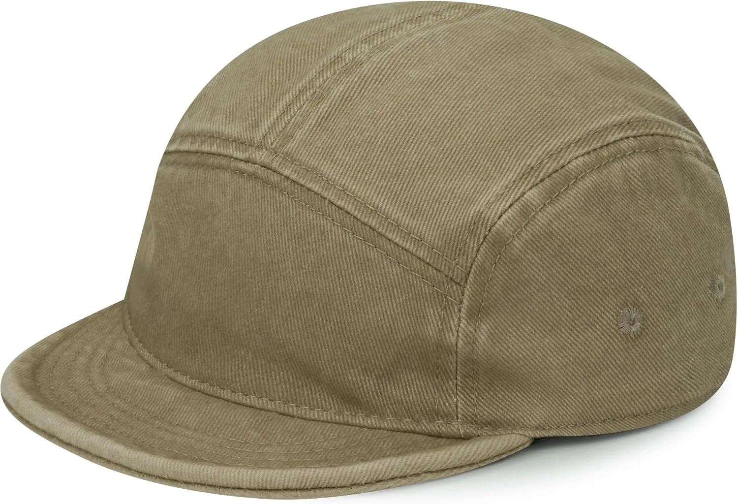 Clakllie Cotton 5 Panel Hats Hip Hop Short Brim Hats for Women Men Soft Golf Dad Hats Low Profile Trucker Cap with Adjustable