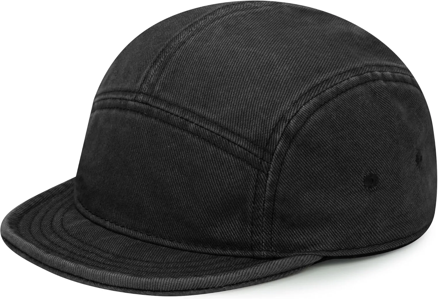 Clakllie Cotton 5 Panel Hats Hip Hop Short Brim Hats for Women Men Soft Golf Dad Hats Low Profile Trucker Cap with Adjustable