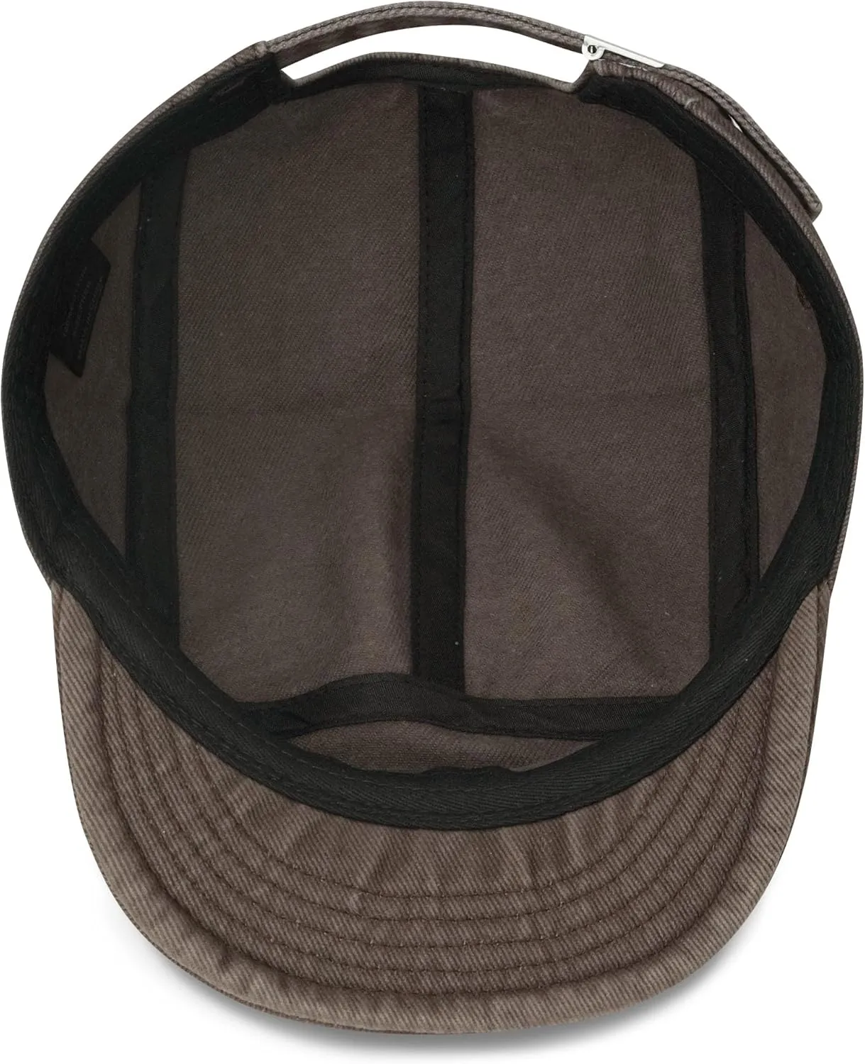 Clakllie Cotton 5 Panel Hats Hip Hop Short Brim Hats for Women Men Soft Golf Dad Hats Low Profile Trucker Cap with Adjustable