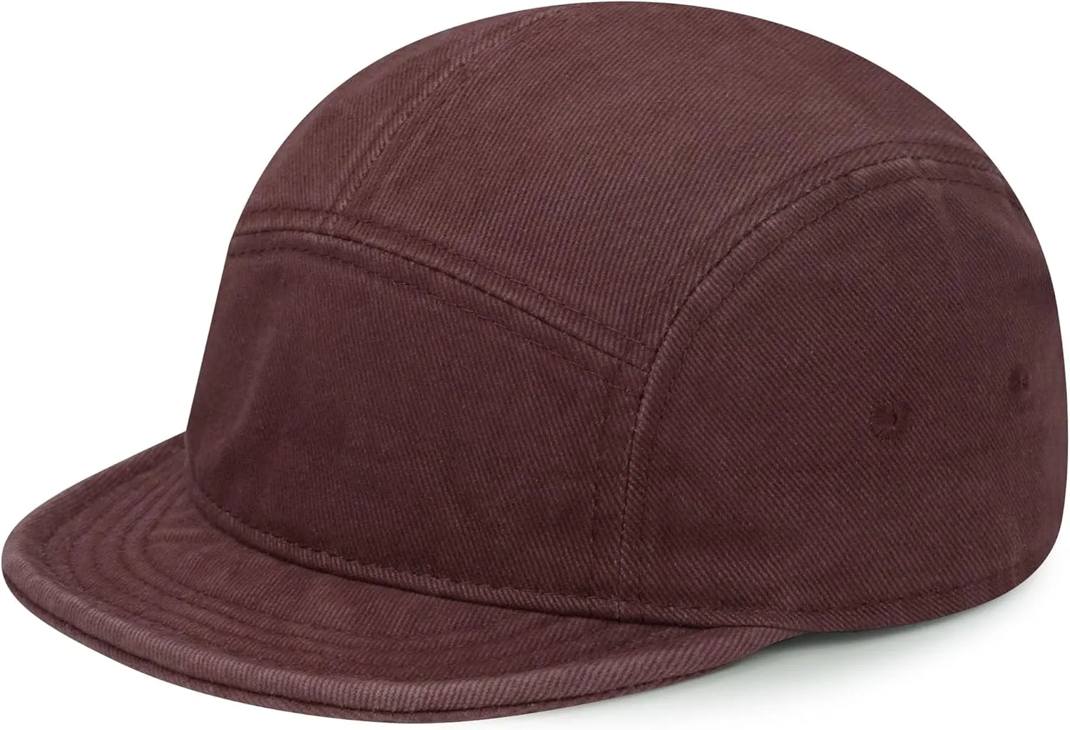 Clakllie Cotton 5 Panel Hats Hip Hop Short Brim Hats for Women Men Soft Golf Dad Hats Low Profile Trucker Cap with Adjustable