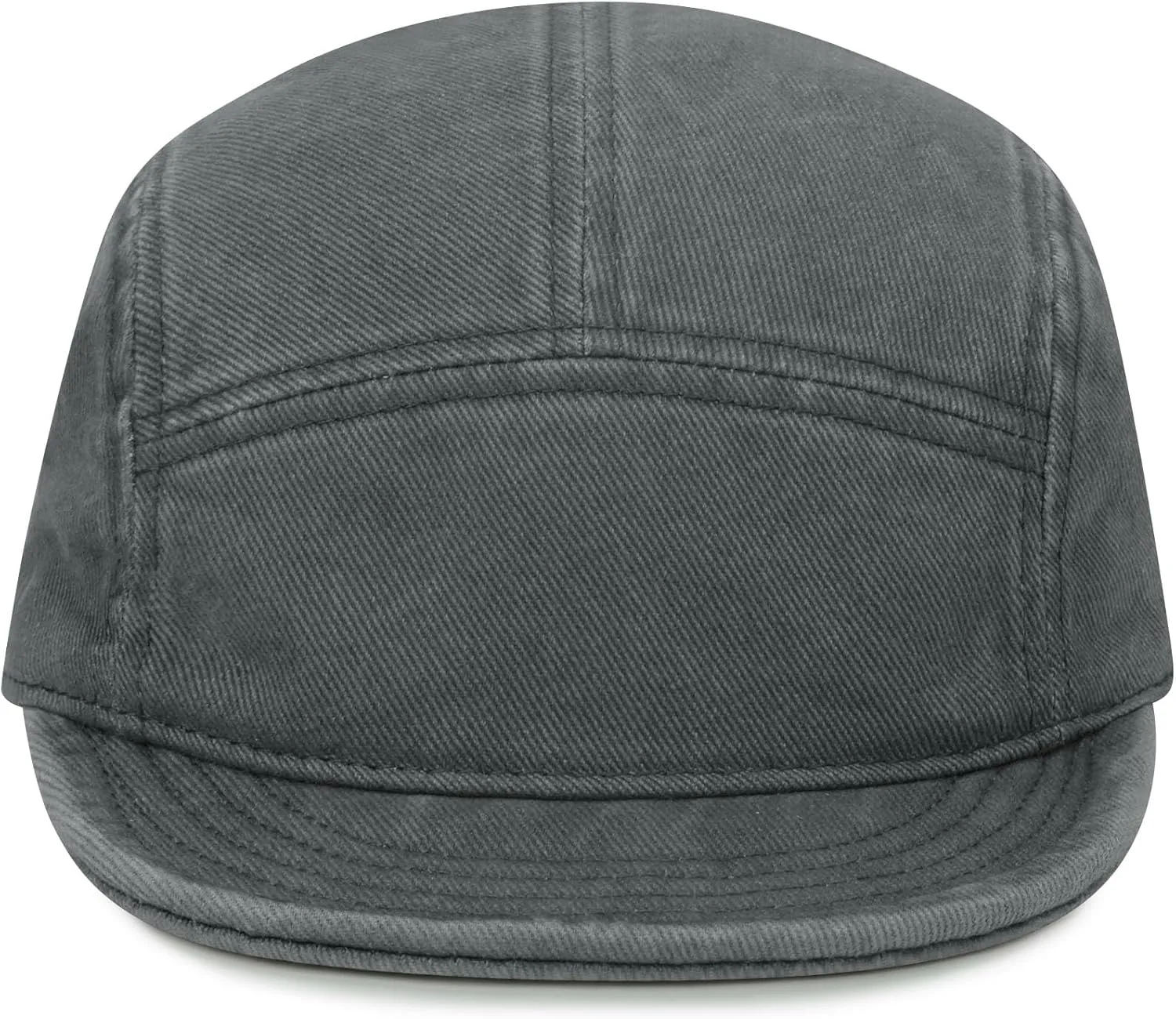 Clakllie Cotton 5 Panel Hats Hip Hop Short Brim Hats for Women Men Soft Golf Dad Hats Low Profile Trucker Cap with Adjustable