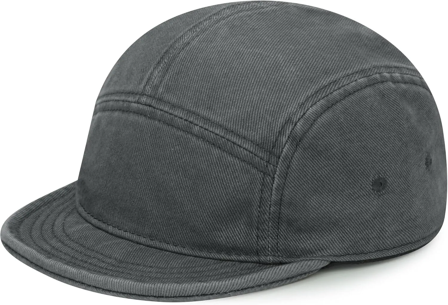 Clakllie Cotton 5 Panel Hats Hip Hop Short Brim Hats for Women Men Soft Golf Dad Hats Low Profile Trucker Cap with Adjustable